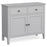 Capri Silver Grey Small Sideboard with 2 Doors & 2 Drawers - The Furniture Mega Store 