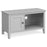 Capri Silver Grey Small TV Unit, 90cm with Storage for Television Upto 32in Plasma - The Furniture Mega Store 