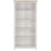 Capri White Tall Bookcase - The Furniture Mega Store 