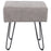 Aspen Grey Fabric Stool with Hairpin Legs - The Furniture Mega Store 