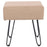 Aspen Sand Fabric Stool with Hairpin Legs - The Furniture Mega Store 