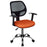 Loft Black Mesh and Orange Home Office Chair - The Furniture Mega Store 