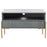 Vida Living Madrid Grey and Gold TV Unit - The Furniture Mega Store 