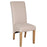 Natural Fabric Dining Chair (Sold in Pairs) - The Furniture Mega Store 