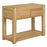 Laney Oak Console Table, 100cm width with 2 Drawers - The Furniture Mega Store 