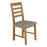 Laney Victoria Linen Fabric Ladder Back Dining Chair (Sold In Pairs) - The Furniture Mega Store 