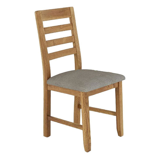 Laney Victoria Linen Fabric Ladder Back Dining Chair (Sold In Pairs) - The Furniture Mega Store 