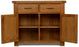 Earlswood Oak Small 2 Drawer Sideboard - The Furniture Mega Store 