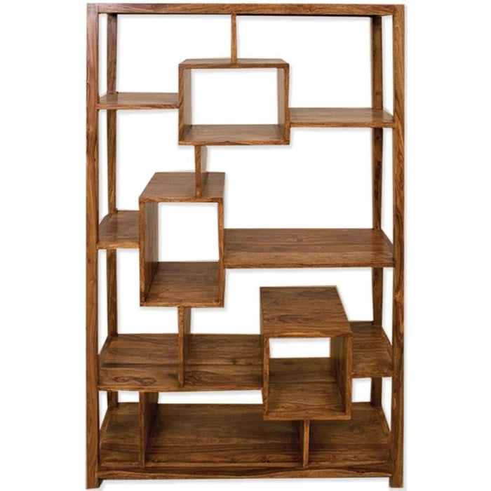 Cuban Petite Sheesham Large Bookcase - The Furniture Mega Store 