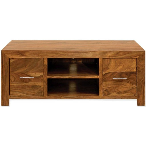 Cuban Petite Sheesham Plasma TV Cabinet - The Furniture Mega Store 