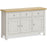 Cross Country Grey and Oak Large Sideboard with 3 Doors & 3 Drawers - The Furniture Mega Store 