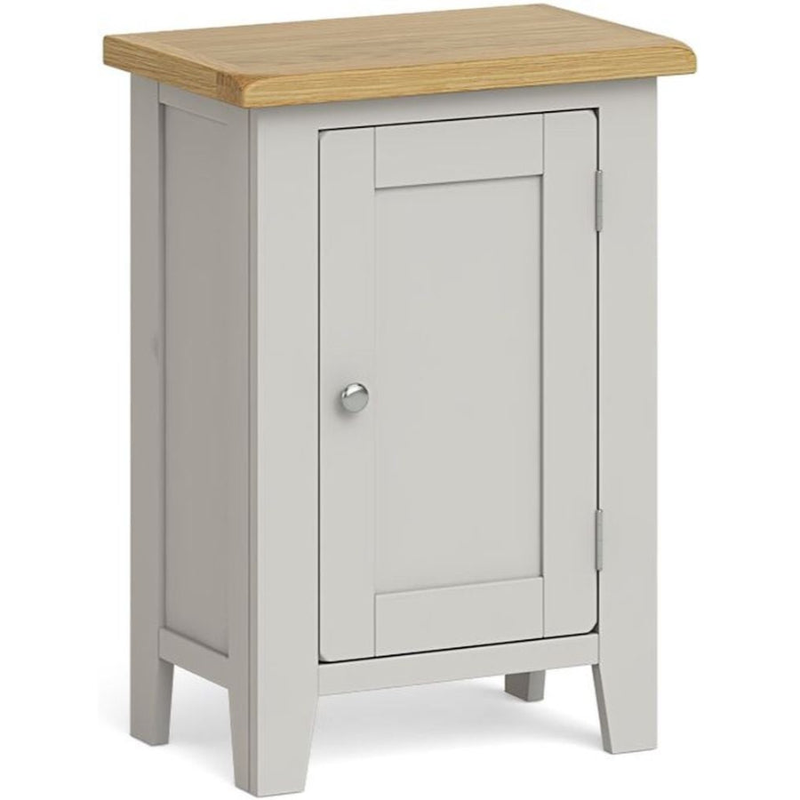 Country Grey and Oak Single Cupboard - 1 Door | The Furniture Mega Store