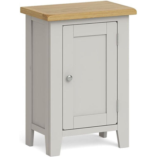 Cross Country Grey and Oak Single Cupboard - 1 Door - The Furniture Mega Store 