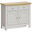 Cross Country Grey and Oak Small Sideboard with 2 Doors & 2 Drawers - The Furniture Mega Store 