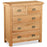 Addison Natural Oak Chest of Drawers, 2 + 3 Drawers - The Furniture Mega Store 