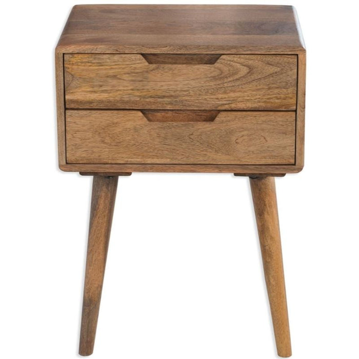 Janeiro Mango Wood Side Table - The Furniture Mega Store 