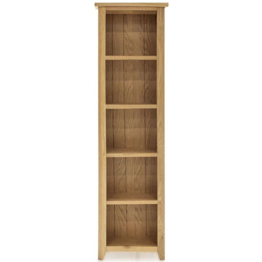 Vida Living Ramore Oak Tall Slim Bookcase - The Furniture Mega Store