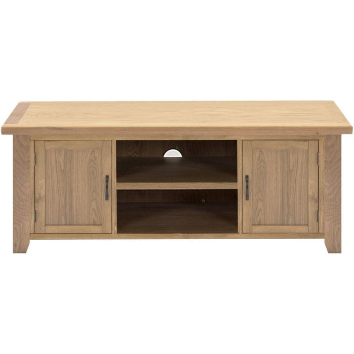 Vida Living Ramore Oak Large TV Unit - The Furniture Mega Store 