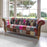 Harlequin Fabric Patchwork Chesterfield Sofa & Chair Collection - The Furniture Mega Store 