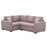 Lucy Fabric Corner Sofa Collection - Choice Of Sizes & Fabrics - The Furniture Mega Store 