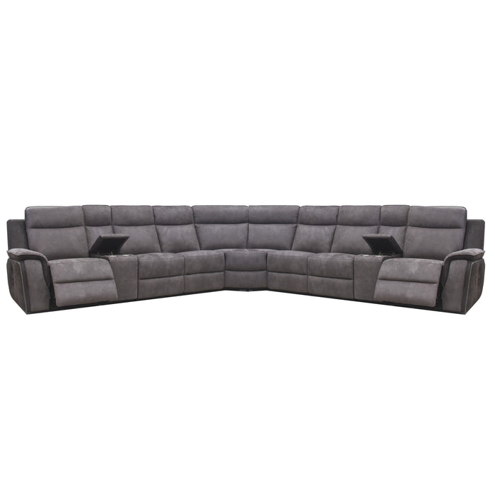 Clayton Fabric Modular Recliner Sofa Collection - The Furniture Mega Store 