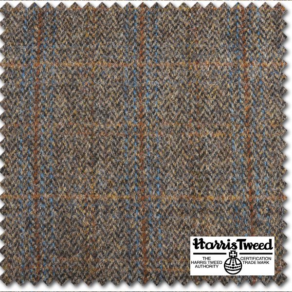 Edwin Rollback Harris Tweed Dining Chair - Choice Of Tweed & Legs - The Furniture Mega Store 