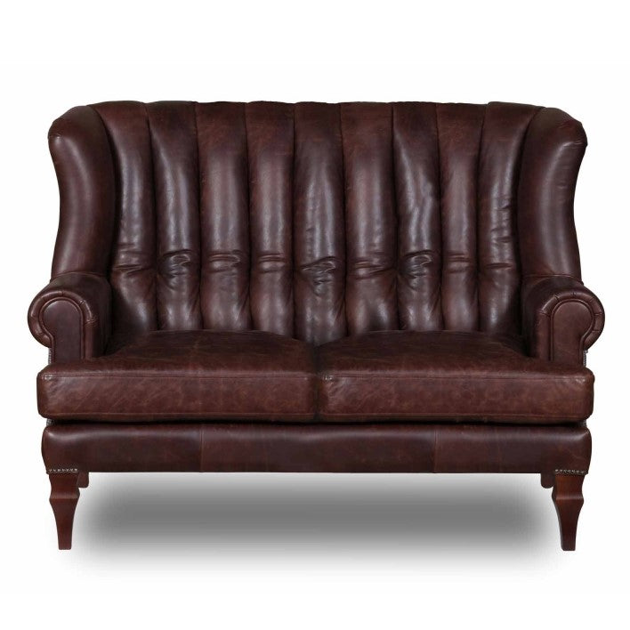 Scholar Sofa & Armchair Collection - Bespoke Vintage leather & Harris Tweed Options - The Furniture Mega Store 