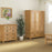 Addison Natural Oak Chest of Drawers, 2 + 3 Drawers - The Furniture Mega Store 