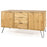 Augusta Pine Medium Sideboard with Hairpin Legs - The Furniture Mega Store 