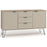 Augusta Driftwood Medium Sideboard with Hairpin Legs - The Furniture Mega Store 