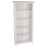 Capri White Tall Bookcase - The Furniture Mega Store 