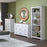 Capri White Tall Bookcase - The Furniture Mega Store 