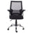 Loft Black Mesh Study Chair with Arms - The Furniture Mega Store 