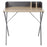 Loft Oak Study Desk with Grey Metal Legs - The Furniture Mega Store 