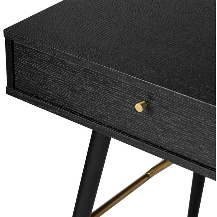 Vida Living Barcelona Black Console Desk - The Furniture Mega Store 