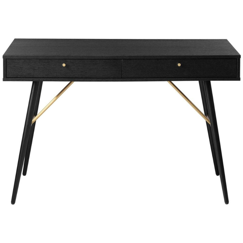 Vida Living Barcelona Black Console Desk - The Furniture Mega Store 