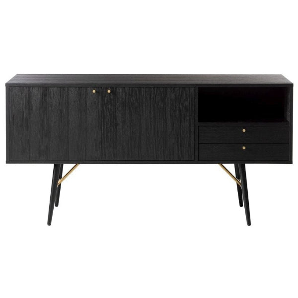 Vida Living Barcelona Black Sideboard - The Furniture Mega Store 