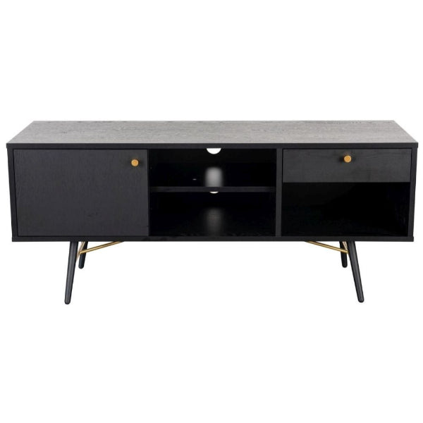 Vida Living Barcelona Black TV Unit - The Furniture Mega Store 