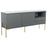 Vida Living Madrid Grey and Gold Sideboard - The Furniture Mega Store 