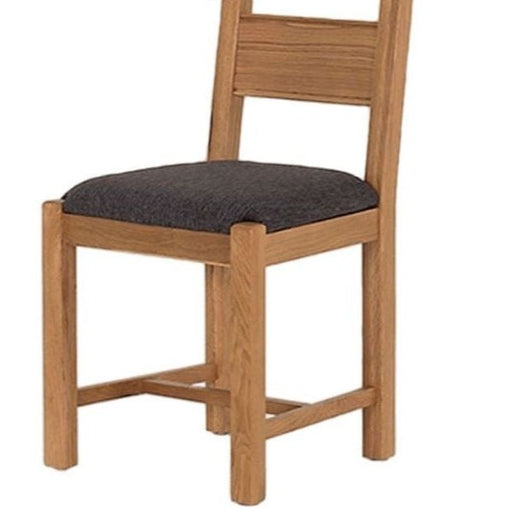 Vida Living Breeze Oak Grey Dining Chair (Sold in Pairs) - The Furniture Mega Store
