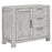 Flora Grey Washed Oak Sideboard, 98.5cm W with 1 Door 3 Drawers - The Furniture Mega Store 