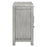 Flora Grey Washed Oak Sideboard, 98.5cm W with 1 Door 3 Drawers - The Furniture Mega Store 