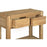 Laney Oak Console Table, 100cm width with 2 Drawers - The Furniture Mega Store 