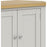 Cross Country Grey and Oak Corner Cupboard - 2 Door - The Furniture Mega Store 