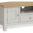 Cross Country Grey and Oak Large TV Unit, 120cm with Storage for Television Upto 43in Plasma - The Furniture Mega Store 