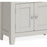 Cross Country Grey and Oak Mini Sideboard with 2 Doors for Small Space - The Furniture Mega Store 