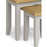 Cross Country Grey and Oak Nest of 2 Tables - The Furniture Mega Store 