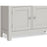 Cross Country Grey and Oak Small Sideboard with 2 Doors & 2 Drawers - The Furniture Mega Store 