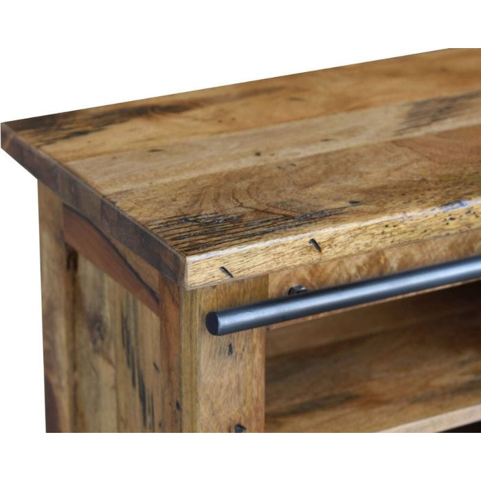 Germain Iron Works Mango Wood Console Table - The Furniture Mega Store 