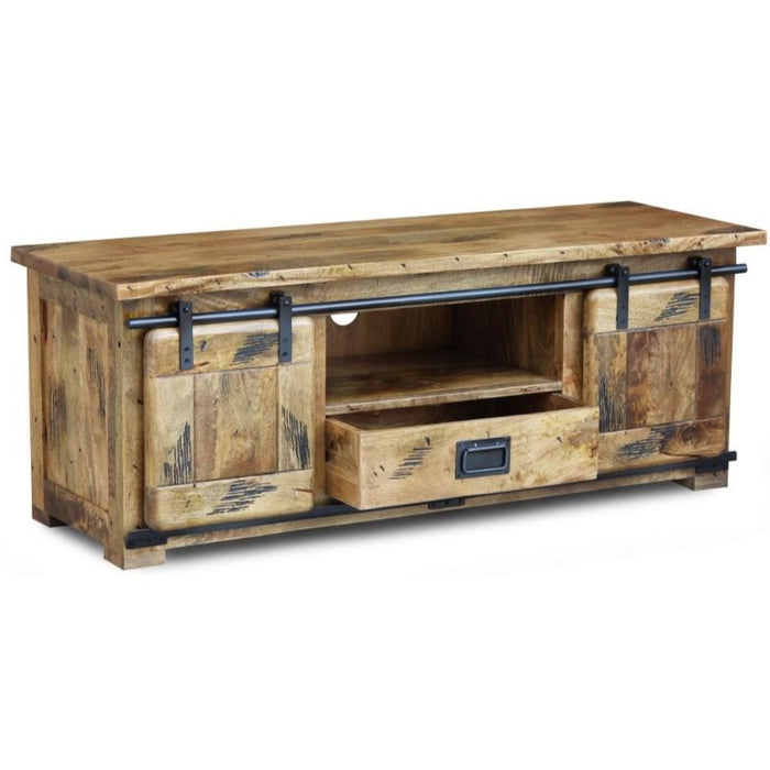 Germain Iron Works Mango Wood TV Unit - The Furniture Mega Store 